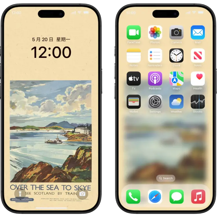 5套INS风格的复古风氛围感4K高清手机壁纸 第4张