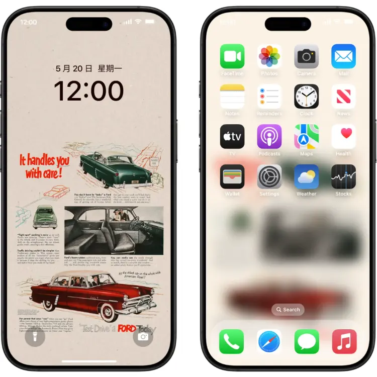 American Retro Vintage Poster INS高级氛围感4K高清手机壁纸 第3张