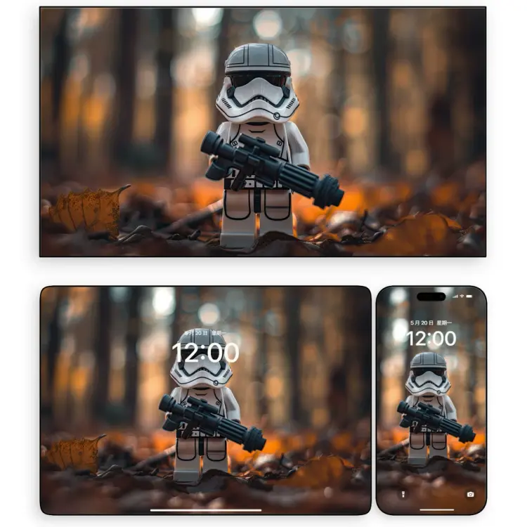 乐高星球大战风暴兵4K高清壁纸 电脑平板手机通用