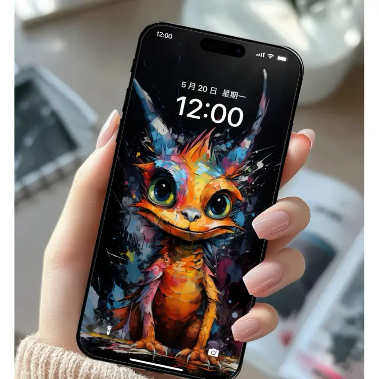 视觉轰炸!涂鸦飞溅萌宠4K高清壁纸 全屏电脑平板手机通用 第3张