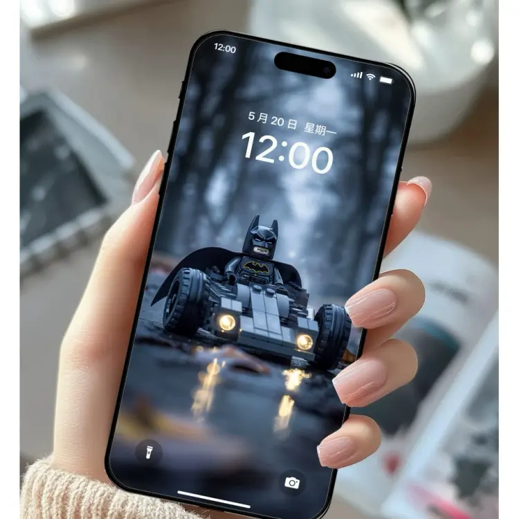 4K高清乐高蝙蝠侠森林雨夜蝙蝠战车壁纸 第4张