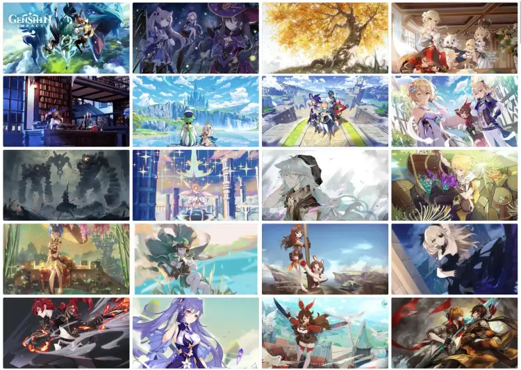 原神4K超清游戏角色全屏桌面壁纸合集