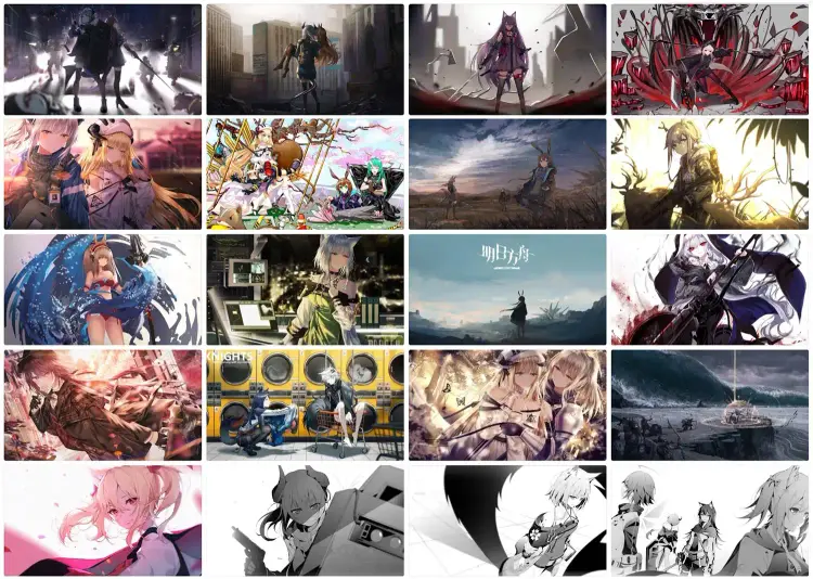 明日方舟4K超清游戏角色全屏桌面壁纸合集