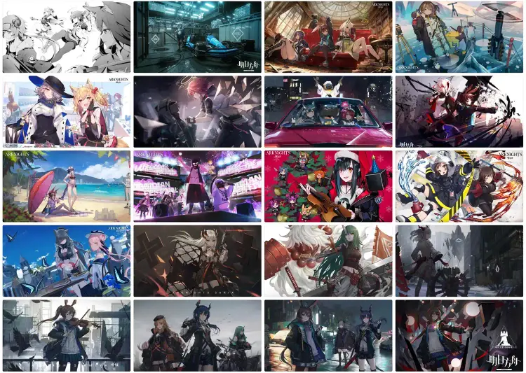 明日方舟4K超清游戏角色全屏桌面壁纸合集 第3张