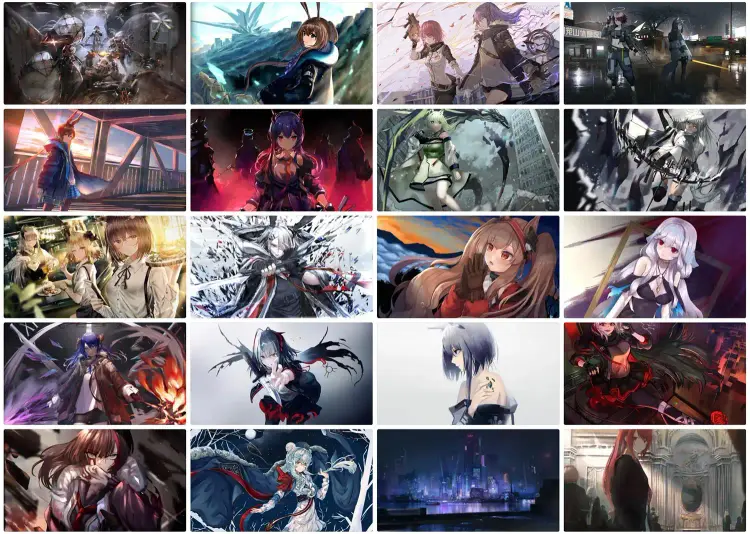 明日方舟4K超清游戏角色全屏桌面壁纸合集 第2张