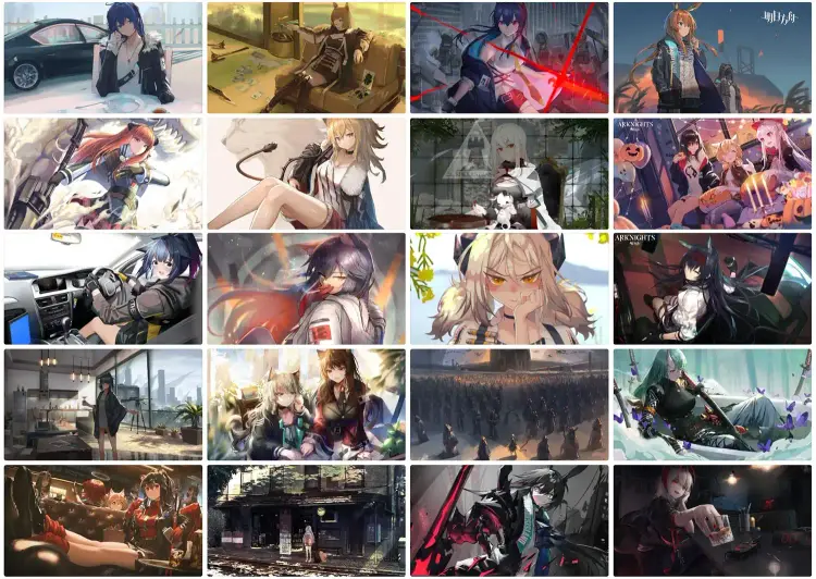 明日方舟4K超清游戏角色全屏桌面壁纸合集 第4张