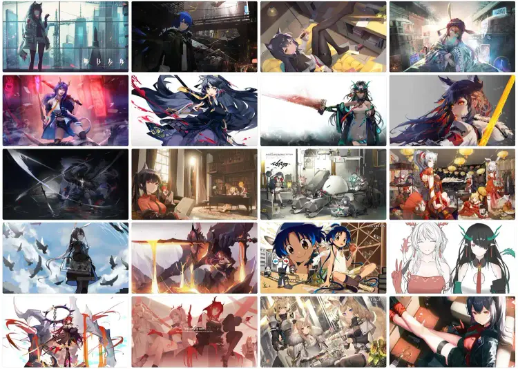 明日方舟4K超清游戏角色全屏桌面壁纸合集 第5张