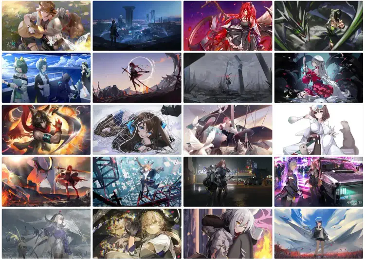 明日方舟4K超清游戏角色全屏桌面壁纸合集 第6张