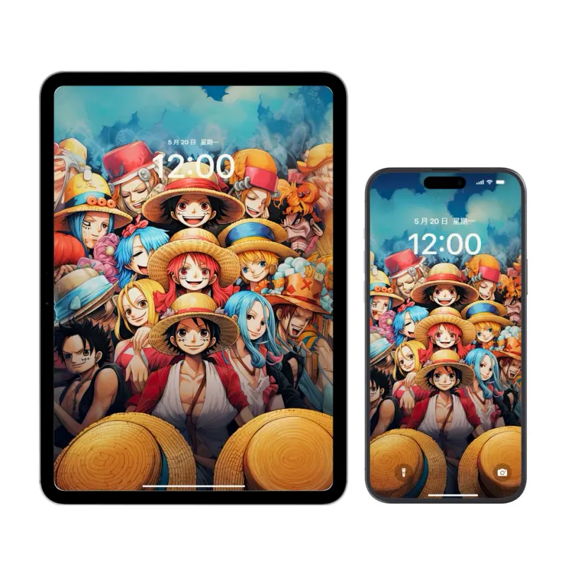 海贼王草帽团4K高清壁纸 全员集合热血版 第5张