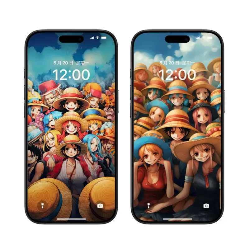 海贼王草帽团4K高清壁纸 全员集合热血版 第4张