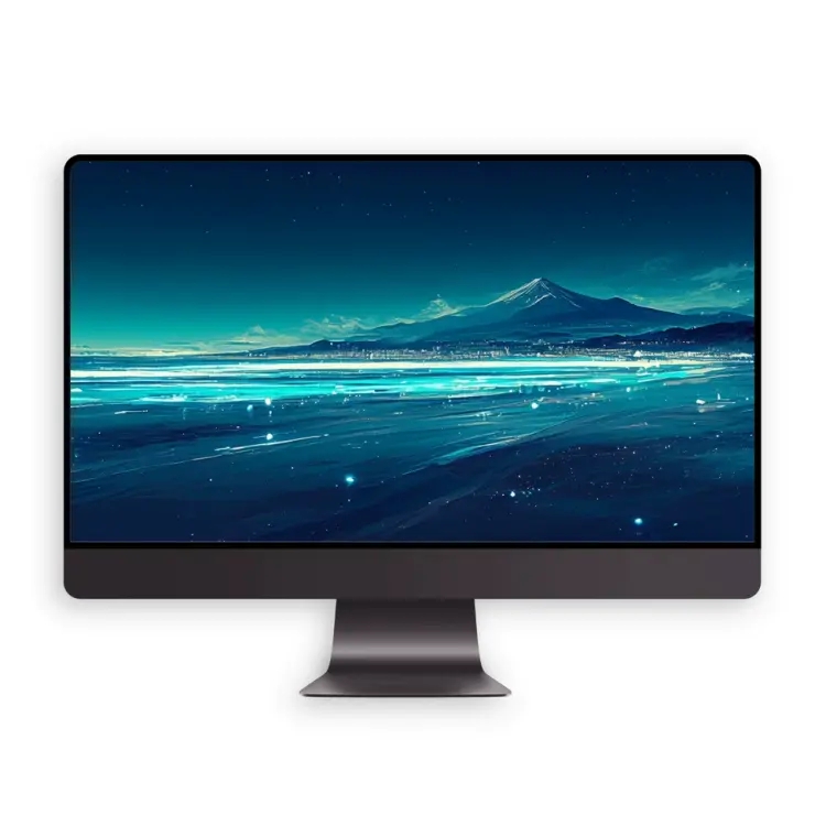 月醉富湖 荧澜流萤风景护眼8K超高清壁纸 第4张