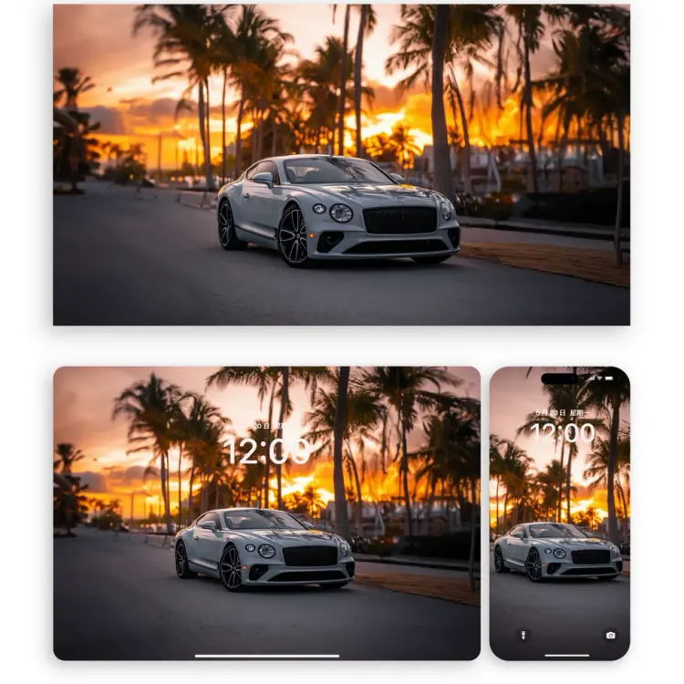 宾利欧陆汽车​9K超清壁纸图片（平板手机电脑折叠屏）