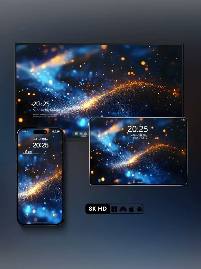 12张梦幻星光唯美浪漫星空夜景8K壁纸 第5张