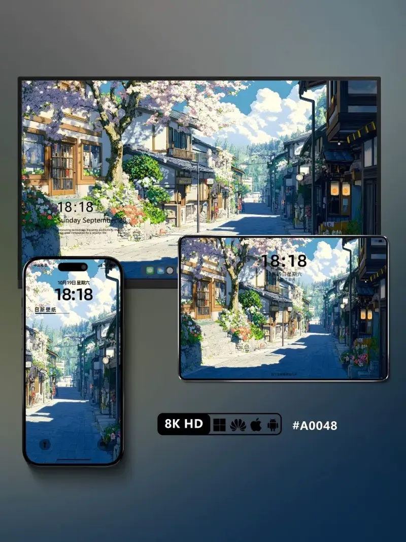 12张新款8K超清街景风景治愈系壁纸 第3张