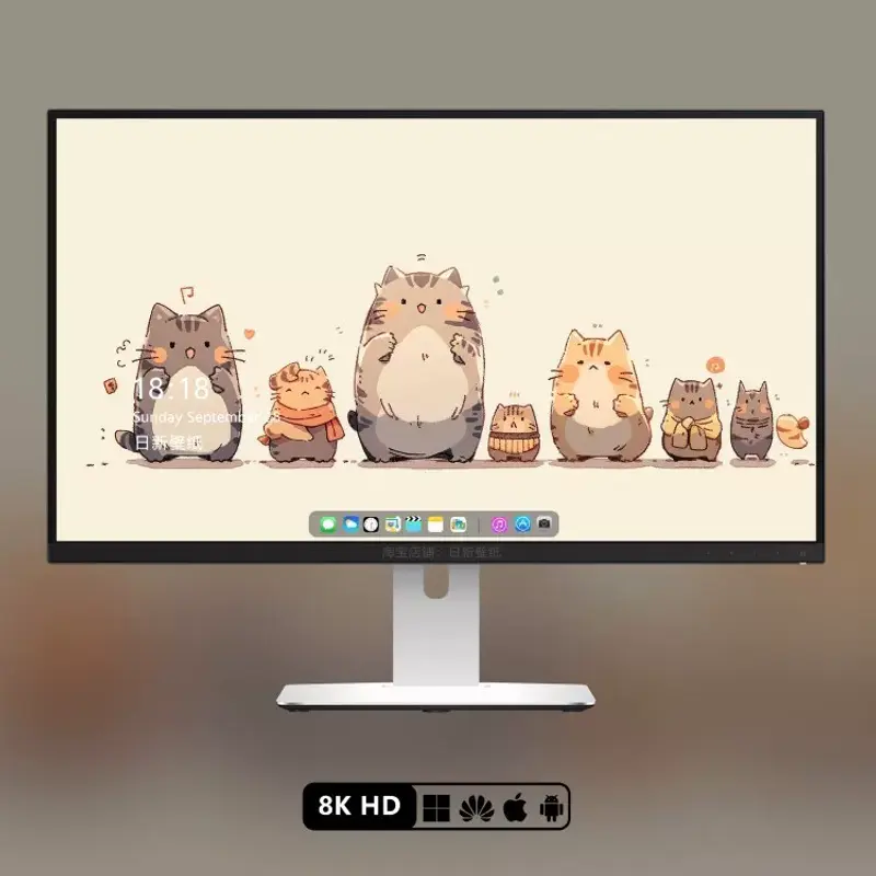 8K超清可爱卡通猫咪壁纸 电脑ipad平板手机壁纸 第3张