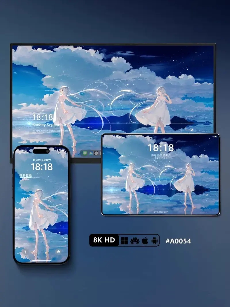 7张洛天依8K动漫壁纸 iPad手机电脑平板二次元壁纸 第4张