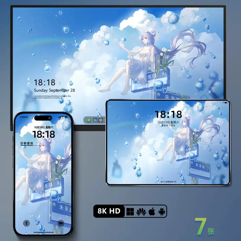 7张洛天依8K动漫壁纸 iPad手机电脑平板二次元壁纸