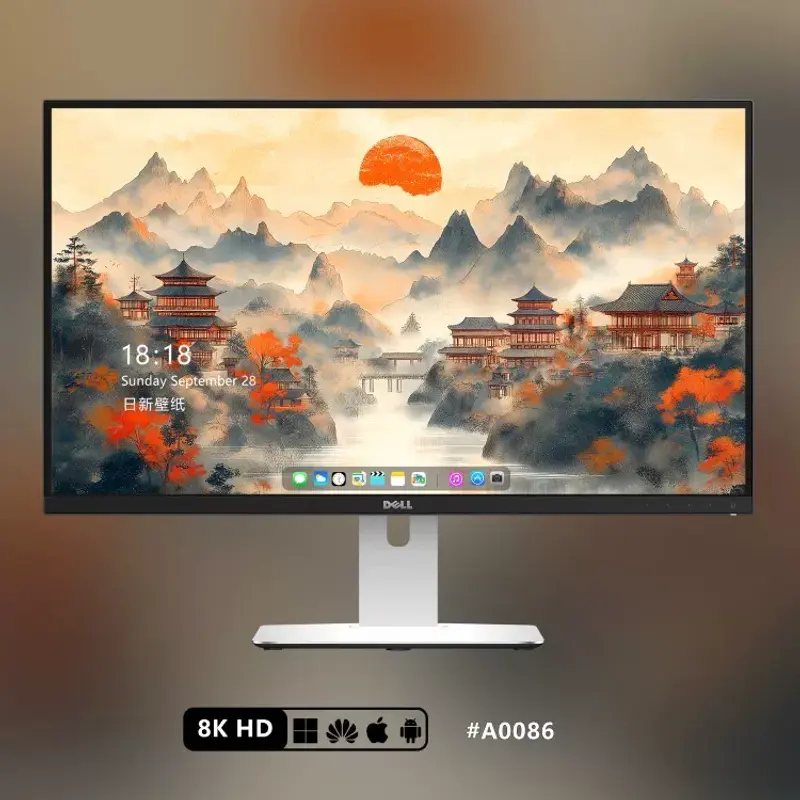 19张中国风水墨画风景壁纸 手机电脑平板8K壁纸 第5张