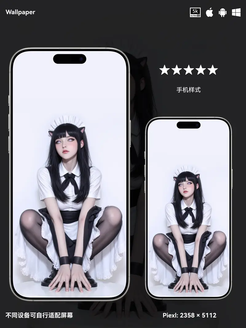 火影忍者雏田二次元性感女补装5K壁纸（#17无损图片) 第3张