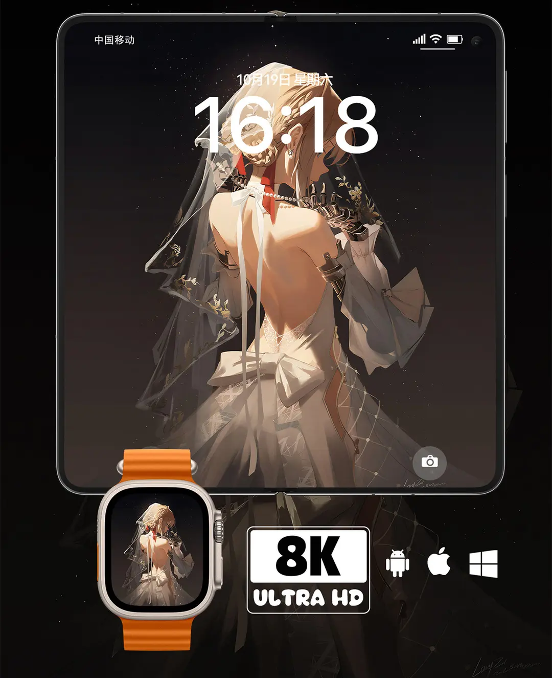 薇尔莉特伊芙加登二次元美少女8K超清壁纸（共7张图片) 第3张