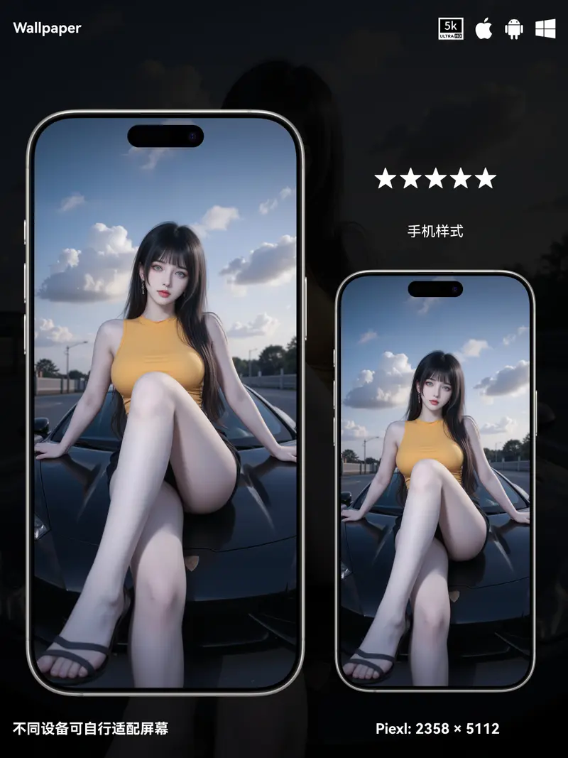 火影忍者雏田二次元动漫性感美女5K壁纸（#25无损图片) 第3张