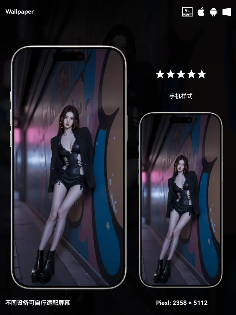 海贼王女帝二次元动漫性感美女5K壁纸（#32无损图片) 第3张