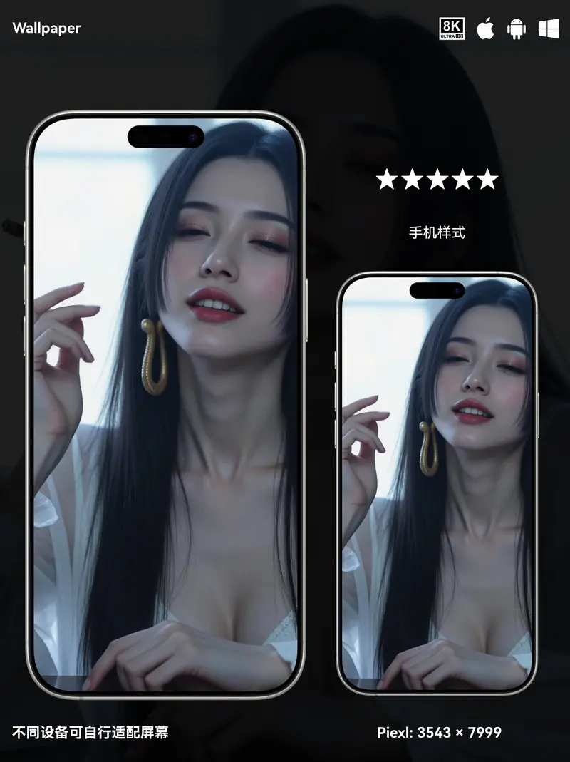海贼王女帝二次元性感动漫美女8K壁纸（#121无损图片) 第3张